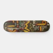 9-11 was vast zwart persoonlijk skateboard (Horizontaal)