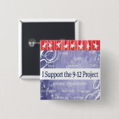 9/12 Button voor projectondersteuning (Voorkant /achterkant)