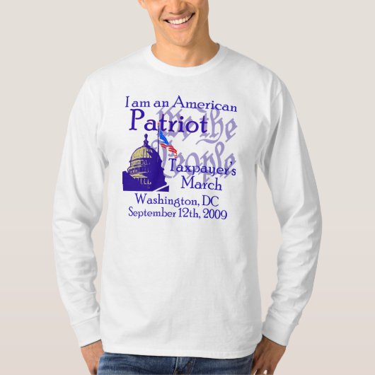 9/12 maart in Washington, DC T-shirt (Voorkant)