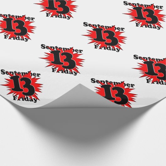 9-13 Vrijdag de 13de Cadeaupapier (Hoek)