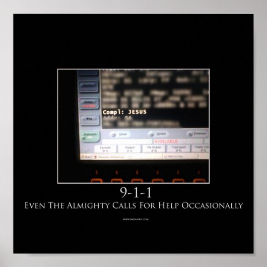9-1-1 Motivatie Poster (Voorkant)