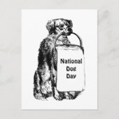 9/21-27 National Dog Week Briefkaart (Voorkant)