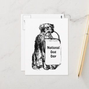 9/21-27 Nationale Hond Week Briefkaart