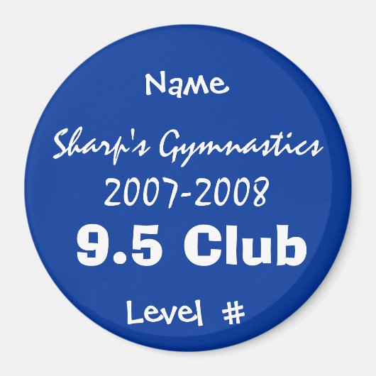 9.5 Club Magneet (Voorkant)