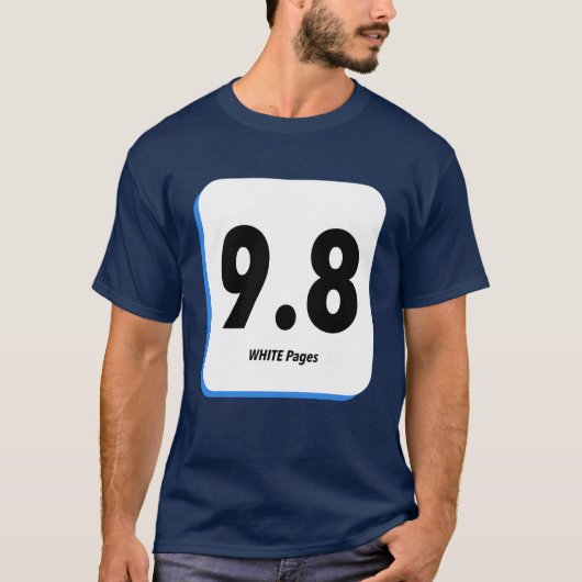 9.8 In de buurt van Mint Comic Book T-shirt (Voorkant)