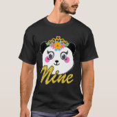 9 9e Panda Eenhoorn Py T-shirt (Voorkant)