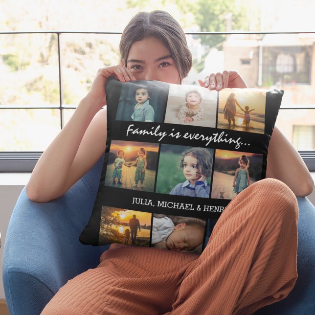 9 Aangepaste faxfamilie voor foto's is alles Kussen (Creator heeft geüpload)