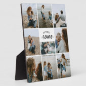 9 Aangepaste Fotocollage Beste Moeder Ooit Fotoplaat (Zijkant)