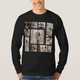 9 Aangepaste lange hoes foto-inkeping T-shirt
