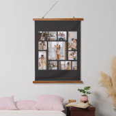 9 Aangepaste lange hoes foto-inkeping T-shirt Hangend Wandkleed (Slaapkamer)