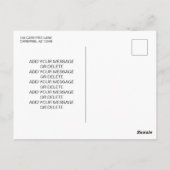 9 Afbeelding fotocollage Briefkaart (Achterkant)