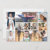 9 Afbeelding fotocollage Kaart (Voorkant)