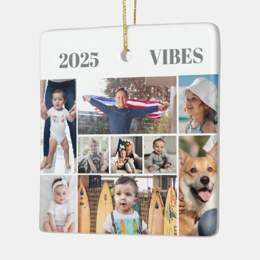 9 Afbeelding fotocollage Keramisch Ornament (Links)