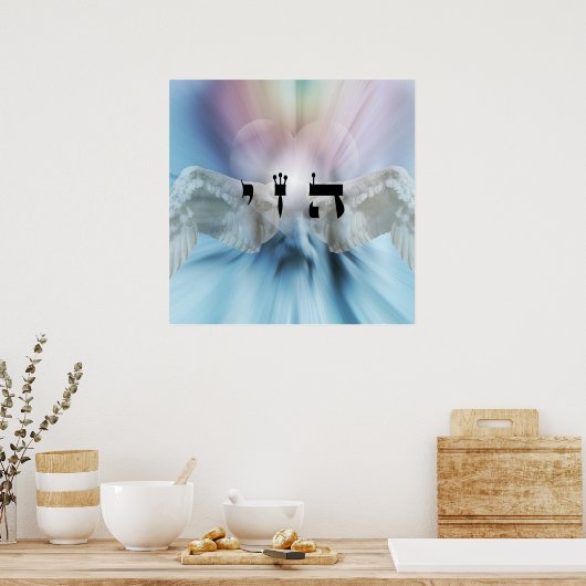 9 Angelische invloeden - 72 Namen van God Poster (Keuken)