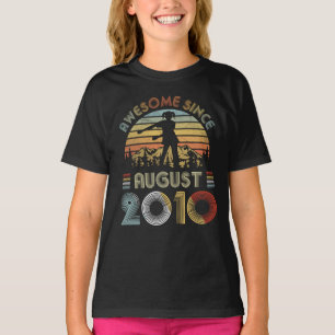 9 augustus 2010 Meisje dat als een baas wordt gevl T-shirt