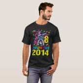 9 Awesome Since 2013 Astronaut 9th Birthday Space T-shirt (Voorkant volledig)