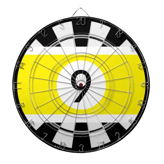 9-ball biljart UW NUMMER Dartbord (Voorkant)