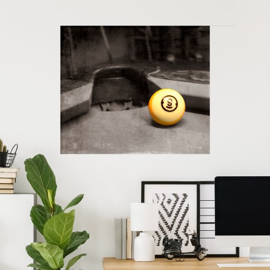 9 BALL POCKET POSTER (Thuiskantoor)