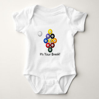 9-ball rack-baby draag romper