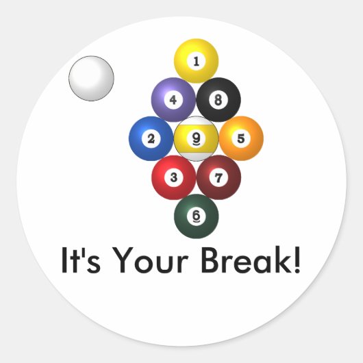 9-ball rack stickers (Voorkant)