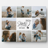 9 Best Stepmom Ever Custom Photo Collage  Fotoplaat (Voorkant)