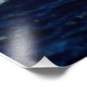 9.Blauwe oceaangolven, aangepaste oceaanliefhebber Foto Afdruk (Hoek)
