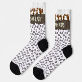 9 Boer Goats aan de hek Sokken (Links)