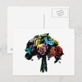 9.bouquet briefkaart (Voorkant / Achterkant)