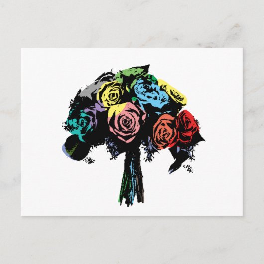 9.bouquet briefkaart (Voorkant)