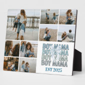 9 Boy Mama Custom Photo Collage Fotoplaat (Zijkant)