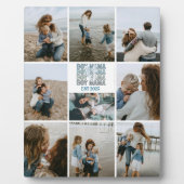 9 Boy Mama Custom Photo Collage Fotoplaat (Voorkant)