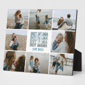 9 Boy Mama Custom Photo Collage Fotoplaat (Zijkant)