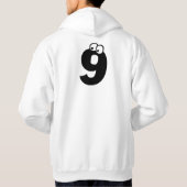 9, brief met oogballen hoodie (Achterkant)