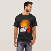 9 Cavia Halloween Pompoen 526 T-shirt (Voorkant volledig)