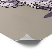 9 Chibi Astronaut Katjes Ruimtevaart Bemanning Poster (Hoek)