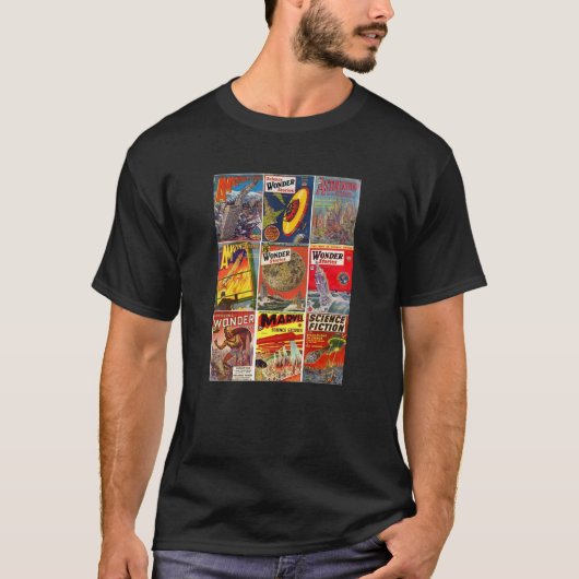 9 Classic SF Pulp-Hoesjes T-shirt (Voorkant)