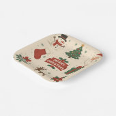 9 Cute Merry Christmas Images Papieren Bordje (Gebogen)