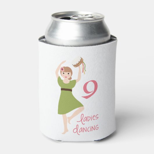 9 Dames dansen Blikjeskoeler (Blikje Voorkant)