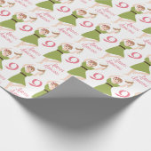 9 Dames dansen Cadeaupapier (Hoek)