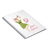 9 Dames dansen Notitieboek (Rechterzijde)