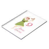 9 Dames dansen Notitieboek (Linkerzijde)