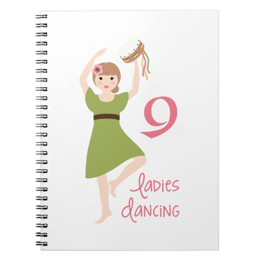 9 Dames dansen Notitieboek (Voorkant)
