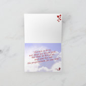 9. De god is Liefde - het Godsdienstige Ontwerp Feestdagen Kaart (Binnen)