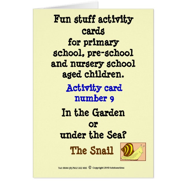 9 De slak (Voorkant)