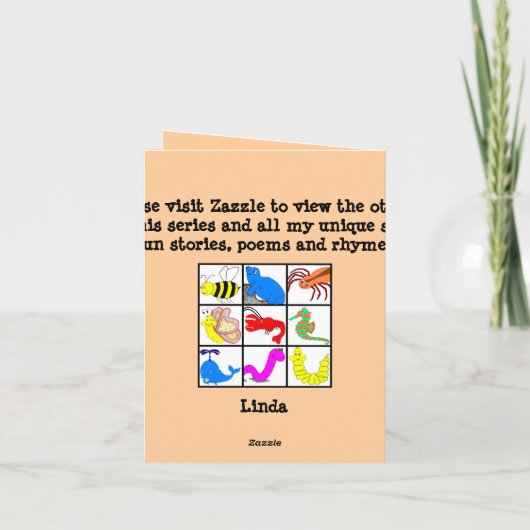 9 De slak - Voorbeeldnotitie Kaart (Achterkant)