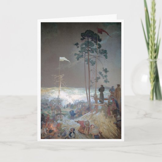 #9 De vergadering in Krizky, Mucha Kaart (Voorkant)