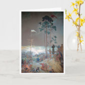 #9 De vergadering in Krizky, Mucha Kaart (Gele Bloem)