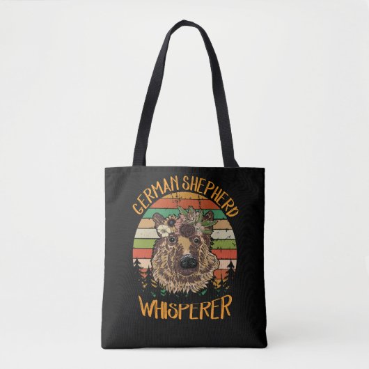 9 Duitse herder fluisteraar  Tote Bag (Voorkant)