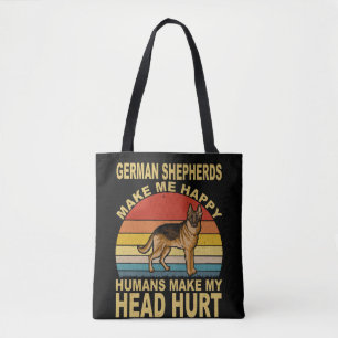 9 Duitse herders maken me gelukkig mensen maken mi Tote Bag