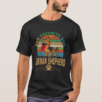 9 Favoriete Vader Hond Duitse Herder 444 T-shirt